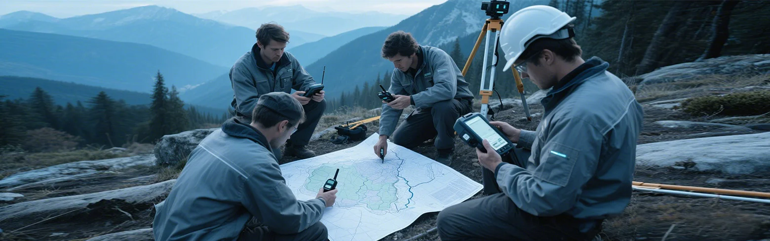 Équipement d'arpentage