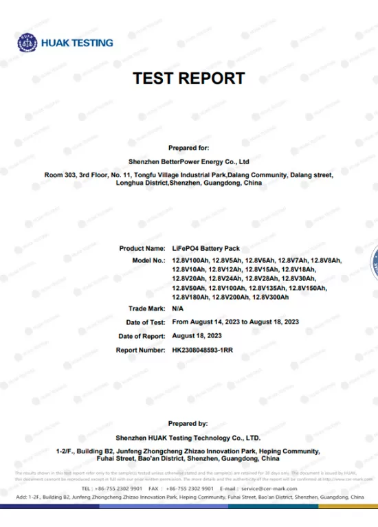 Test Report