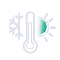 Large plage de température